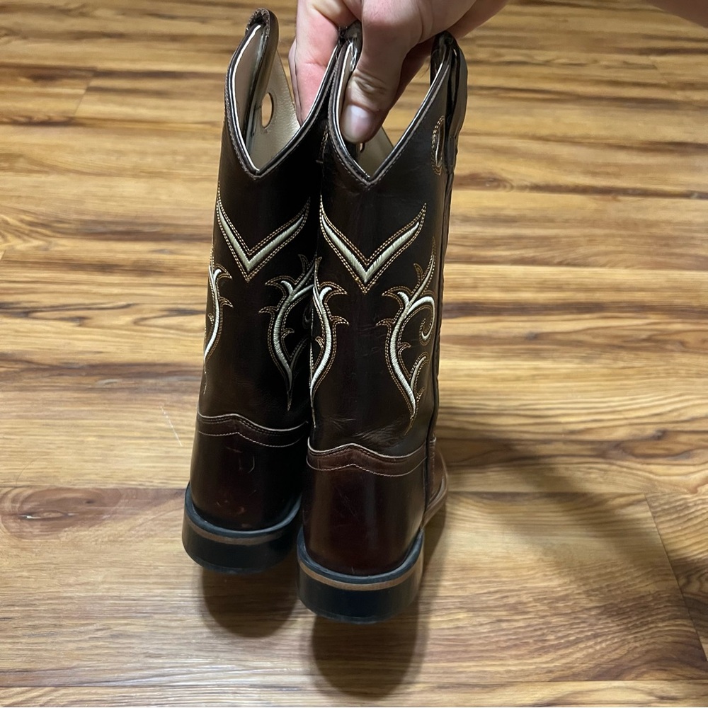 Kids Boy Old West Boots Size 5.5 - Picture 5 of 7